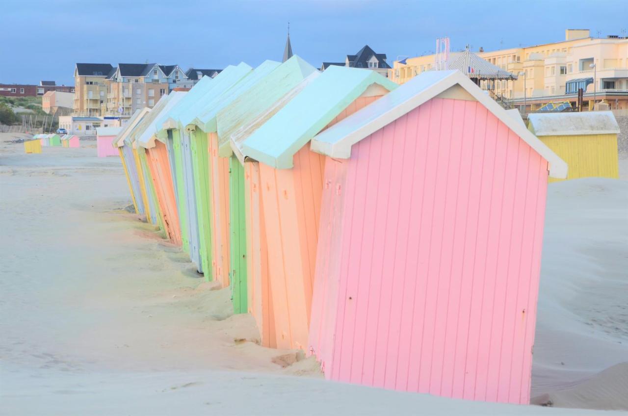 Апартаменты Cozy D'Opale Charmant T1 Bord De Mer Cour Privee Et Clot Wifi 3 Pers Animaux Acceptes Gratuit Berck Экстерьер фото